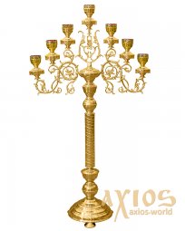 Seven-light Candelabrum, large, straight, 102x175 cm - фото