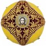 Mitre "croix grecque" jaune