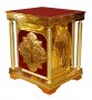 The altar is 75x85x98 cm, bulat, dsp, chasing, undiluted (red)
