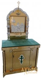 Altar kiot with an icon 205x60x110 cm - фото