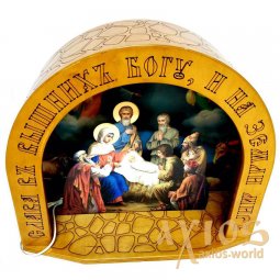 Nativity scen №3, 56х50х19,5 - фото