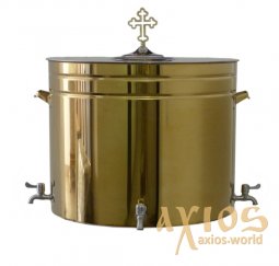 Water tank 150l, aluminum, 3 taps - фото