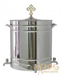 Tank for holy water 75 l. simple, 3 taps - фото