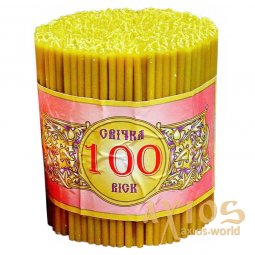 Church candles, natural beeswax, 2kg package - фото