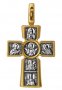 Cross "The Crucifixion. The Mother Of God Incarnation. Five saints"