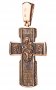 The cross «Crucifixion», gold 585 with blackening, 50х22mm, О п02408