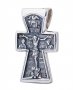 The cross «Crucifixion», silver 925 with blackening, 28x17mm, О 13141