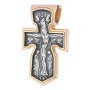 The cross «Crucifixion», silver 925 with gilding and blackening, 32x20mm, О 132391
