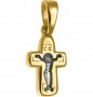Neck cross with the image of the Intercession of the Mother of God, 925 ° silver with gold