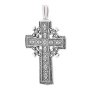 The cross «Calvary cross», silver 925 with black, 55x31mm, O 13501