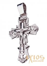 The cross «Crucifixion», gold 585, 60х40 mm, О п02052 - фото