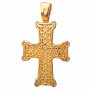 Native cross «Golgotha», silver 925, with gilding and blackening, 36x29mm, O 131794