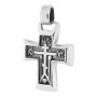 Neck cross, silver 925, with blackening, 25x18mm, O 131725