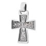 Neck cross, silver 925, with blackening, 25x18mm, O 131725