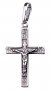 The cross «Crucifixion», silver 925, with blackening, 30х15mm, О 132194