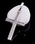 The cross «Crucifixion», silver 925, with blackening, 30х15mm, О 132194