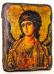 Icon Antique Holy Archangel Gabriel 13x17 cm - фото