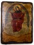 Icon of the Holy Theotokos antique bread 13x17 cm Sporitelnitsa