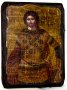 The icon of the Holy Great Martyr antique Artemius 13x17 cm