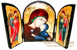 Icon of Saint Anna antique Skladen triple - фото