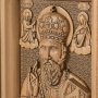 Carved icon of St. Nicholas the Wonderworker