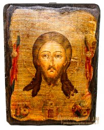 Icon of the Holy Face antique 30x40 cm - фото