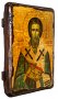 The icon under olden Martyr Bishop Valentin Interamsky 21x29 cm