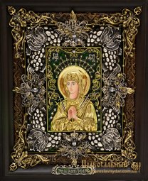 Our Lady of the Seven Arrows 27h23 cm Icon - фото