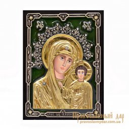 Mother of God of Kazan icon 10h14 cm - фото