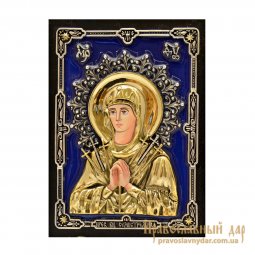 Our Lady of the Seven Arrows 10h14 cm Icon - фото