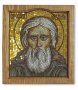 Icon of a mosaic of St. Sergius of Radonezh