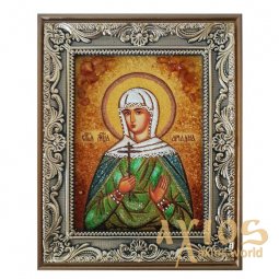 Amber Icon of St. Ariadne 20x30 cm - фото
