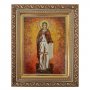 Amber icon of Holy Martyr Antonina Nicaea 20x30 cm