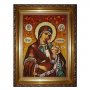 Amber Icon of Holy Mother of God Soothe My Sorrows 20x30 cm