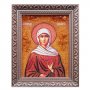 Amber icon of the Holy Righteous Elizaveta 20x30 cm