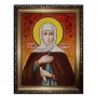 Amber Icon of St. Anna, a prophetess 20x30 cm