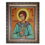 Amber icon of St. righteous Artemy 20x30 cm