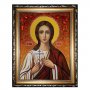 Amber icon of Holy Martyr Vera 20x30 cm
