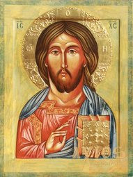 Icon of Christ Pantocrator 18x24 cm - фото