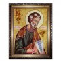 Amber icon Saint Apostle Peter 30x40 cm