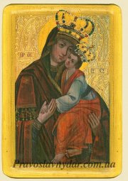 Krehivskyy (Verkhratsky) icon of the Mother of God (XVII century) - фото