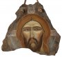 Jesus Christ, the icon written in stone, egg tempera, 29x32 cm