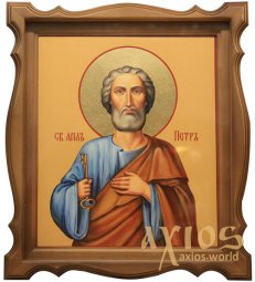 Holy Apostle Peter, 35x31 cm (size with kiot) - фото