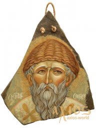 Saint Spyridon of Trimyphuntus, 40x41 cm - фото