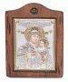 Icon of the Mother of God of Bethlehem, Italian frame №2, 13x17 cm, alder tree