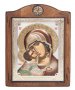 Icon of the Mother of God of Vladimir, Italian frame №3, enamel, 17x21 cm, alder tree