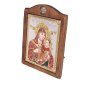 Icon of the Mother of God of Bethlehem, Italian frame №3, enamel, 17x21 cm, alder tree