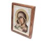 Icon of the Mother of God, Italian frame №4, enamel, 25x30 cm, alder tree