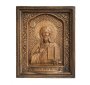 Christ Pantokrator carved wooden icon 20x24 cm