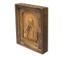 Christ Pantokrator carved wooden icon 20x24 cm
